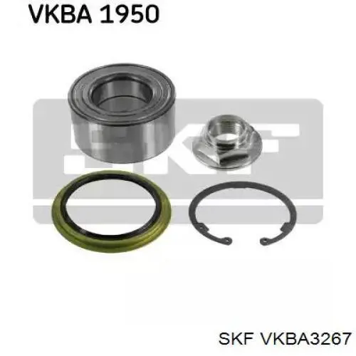 VKBA 3267 SKF cubo de rueda trasero