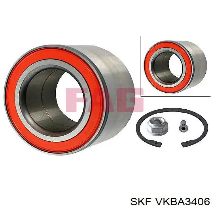 Cojinete de rueda delantero SKF VKBA3406 precio, desde 45,71 EUR