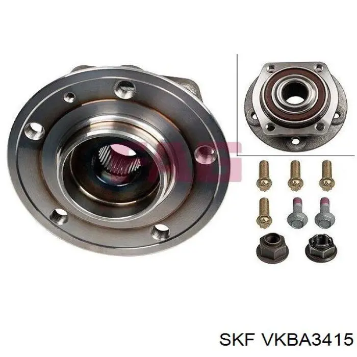 VKBA3415 SKF cubo de rueda delantero