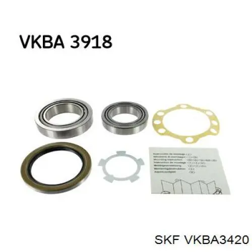 VKBA3420 SKF cojinete de rueda delantero/trasero