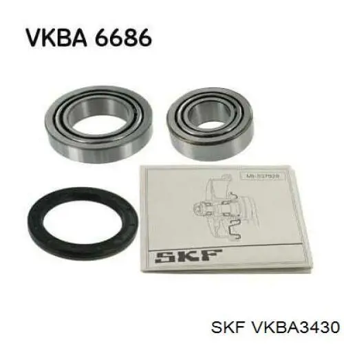 VKBA3430 SKF cojinete de rueda trasero
