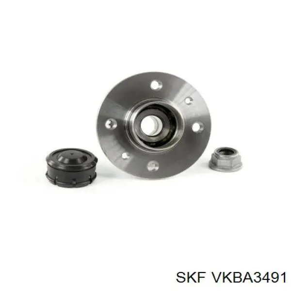 Comprar VKBA3491 SKF Cubo de rueda, Eje trasero