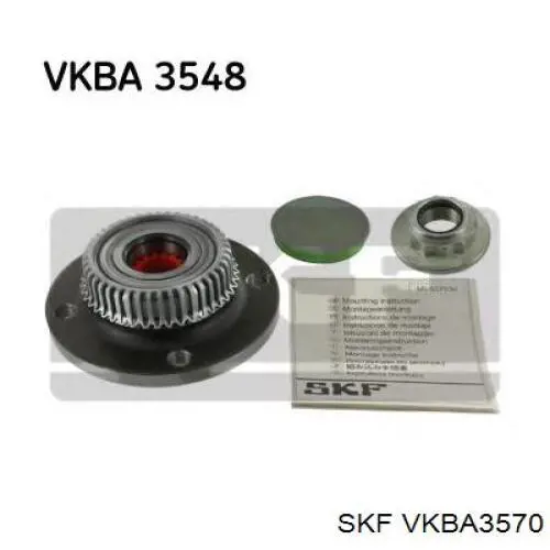 VKBA3570 SKF cubo de rueda trasero