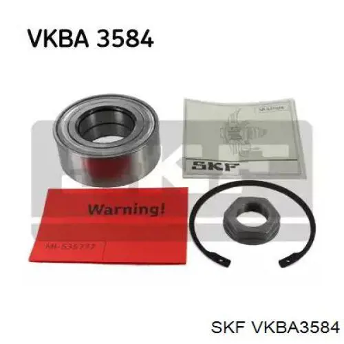 Cojinete de rueda delantero SKF VKBA3584 precio, desde 52,92 EUR
