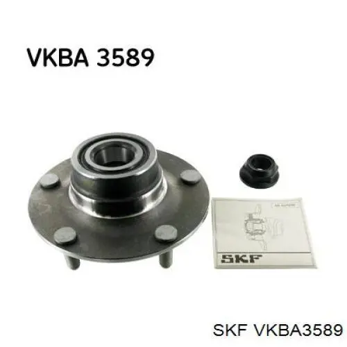 VKBA 3589 SKF cubo de rueda trasero