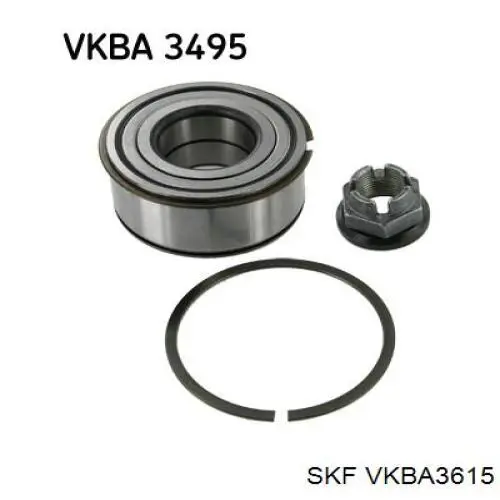 VKBA 3615 SKF cojinete de rueda delantero/trasero