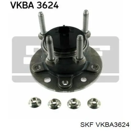 VKBA 3624 SKF cubo de rueda trasero