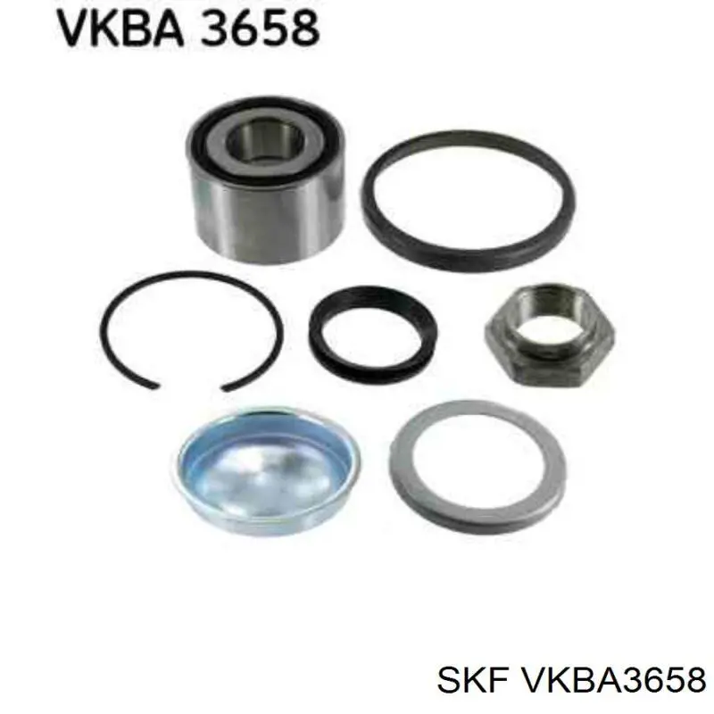 VKBA3658 SKF cojinete de rueda trasero