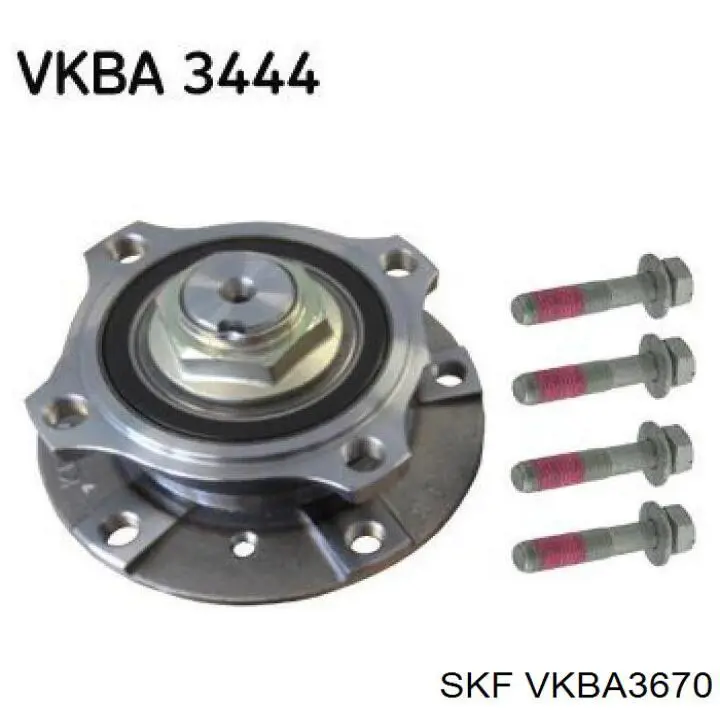 VKBA 3670 SKF cubo de rueda delantero