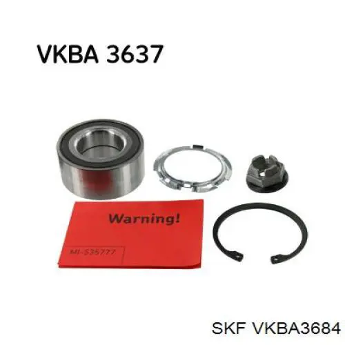 Comprar VKBA3684 SKF Cojinete de rueda delantero