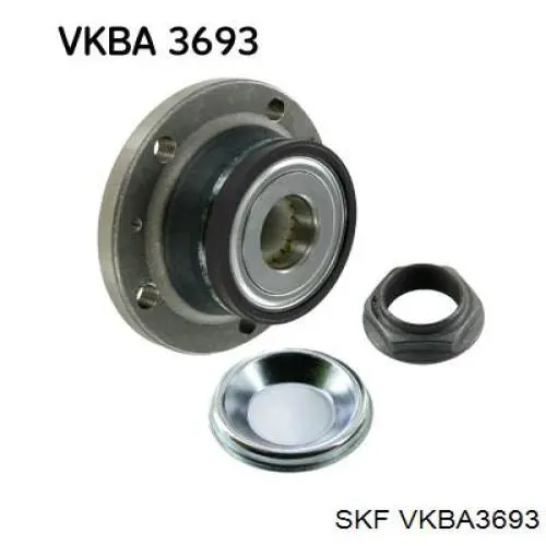 VKBA 3693 SKF cubo de rueda trasero