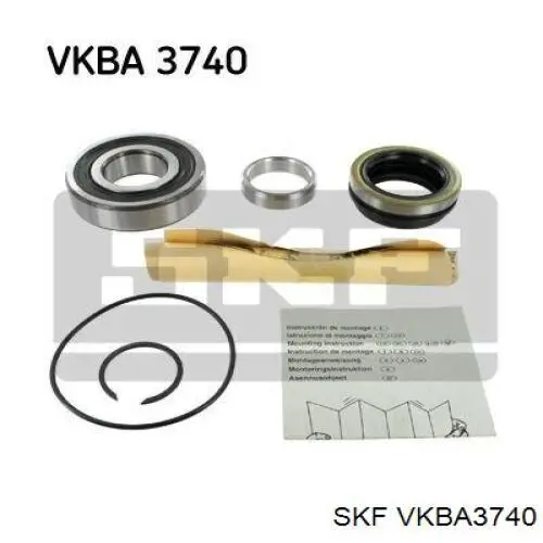VKBA3740 SKF cojinete de rueda trasero