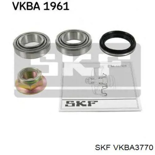 VKBA3770 SKF cojinete de rueda trasero
