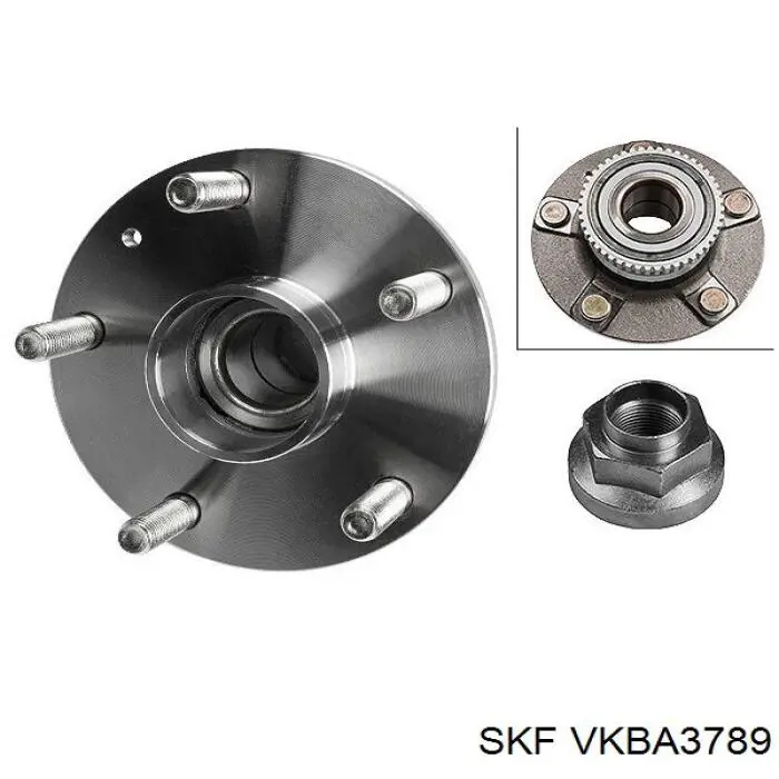 VKBA3789 SKF cubo de rueda trasero