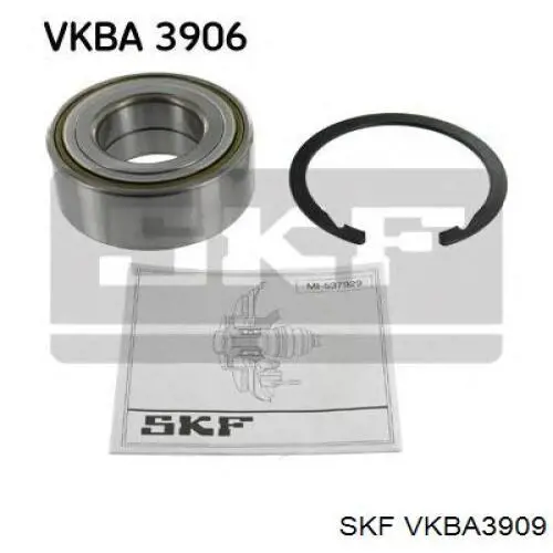 VKBA 3909 SKF cojinete de rueda delantero