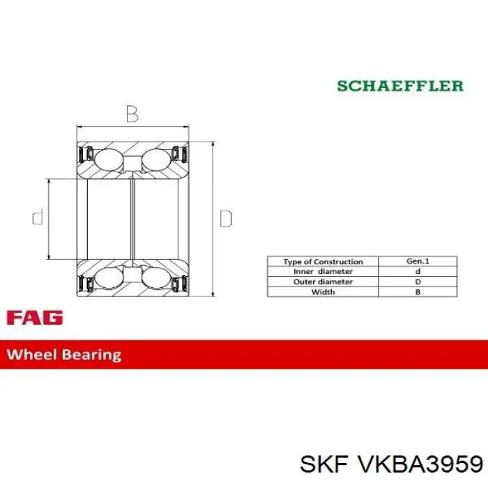 Cojinete de rueda delantero Toyota Corolla E12