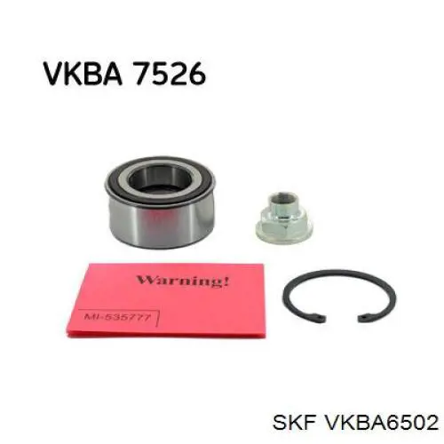 VKBA6502 SKF cojinete de rueda delantero