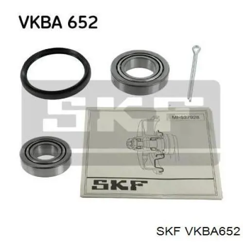 VKBA652 SKF cojinete de rueda trasero