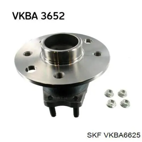 VKBA6625 SKF cubo de rueda trasero