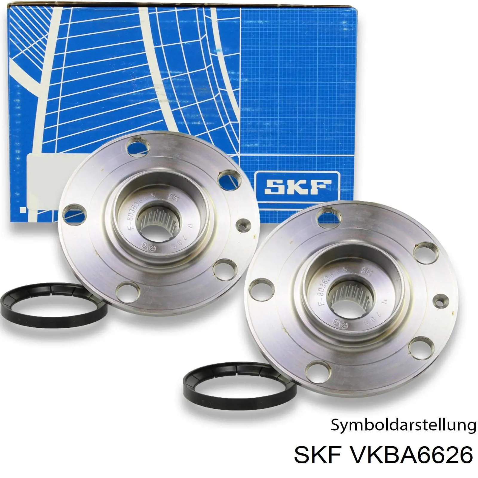 VKBA6626 SKF cubo de rueda delantero