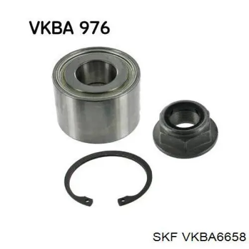 VKBA 6658 SKF cojinete de rueda trasero