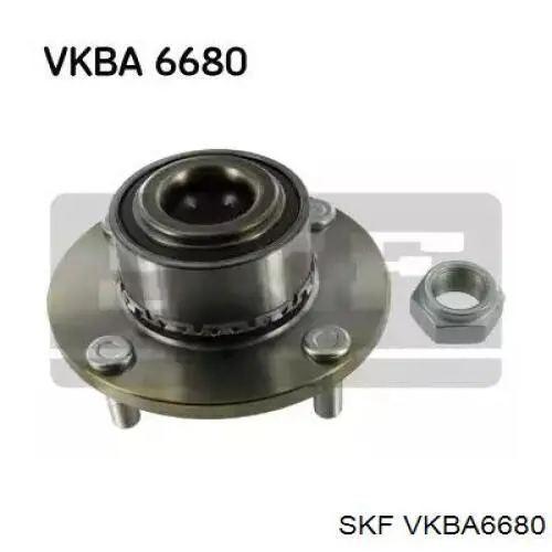 VKBA 6680 SKF cubo de rueda delantero