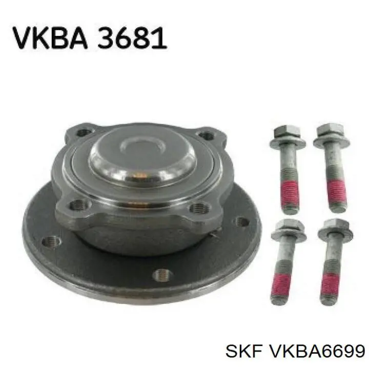 VKBA 6699 SKF cubo de rueda delantero