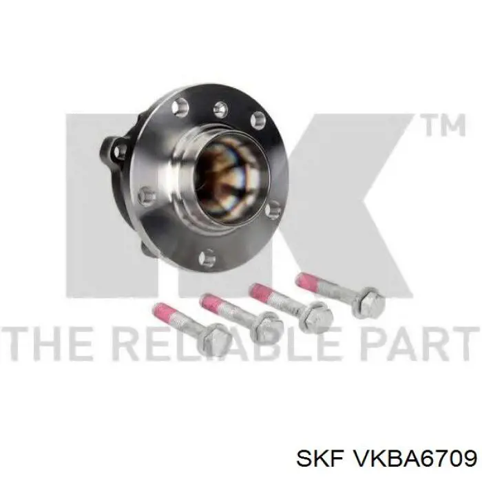 VKBA 6709 SKF cubo de rueda trasero