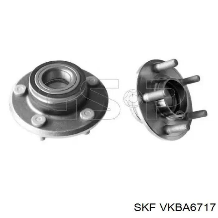 VKBA 6717 SKF cubo de rueda delantero