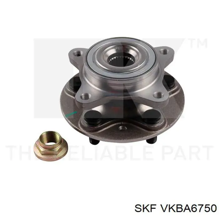 VKBA6750 SKF Cubo delantero