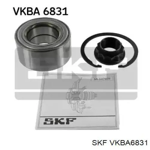 VKBA 6831 SKF cojinete de rueda delantero