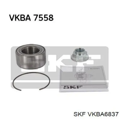 VKBA6837 SKF cubo de rueda trasero