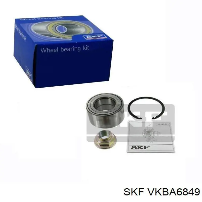 Rodamiento de rueda delantero SKF VKBA6849