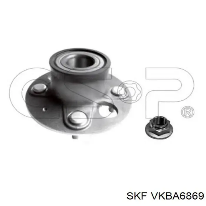 VKBA6869 SKF cubo de rueda trasero