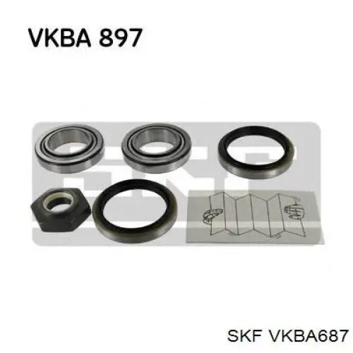 VKBA687 SKF cojinete de rueda delantero