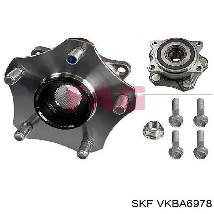 Buje de rueda SKF VKBA6978