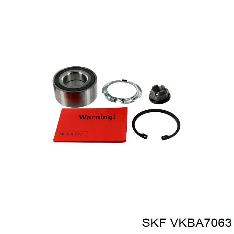 VKBA7063 SKF cubo de rueda trasero