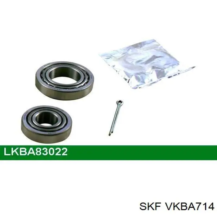 VKBA 714 SKF cojinete de rueda delantero