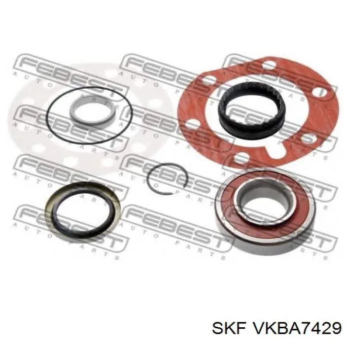 VKBA7429 SKF cojinete de rueda trasero