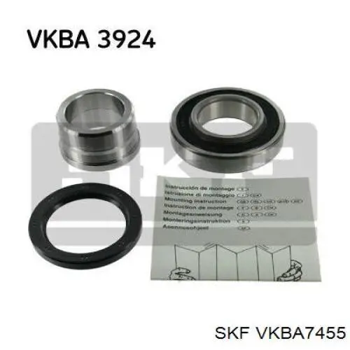 VKBA7455 SKF cojinete de rueda trasero