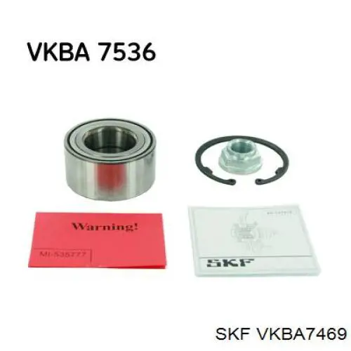 Cojinete de rueda delantero VKBA7469 SKF