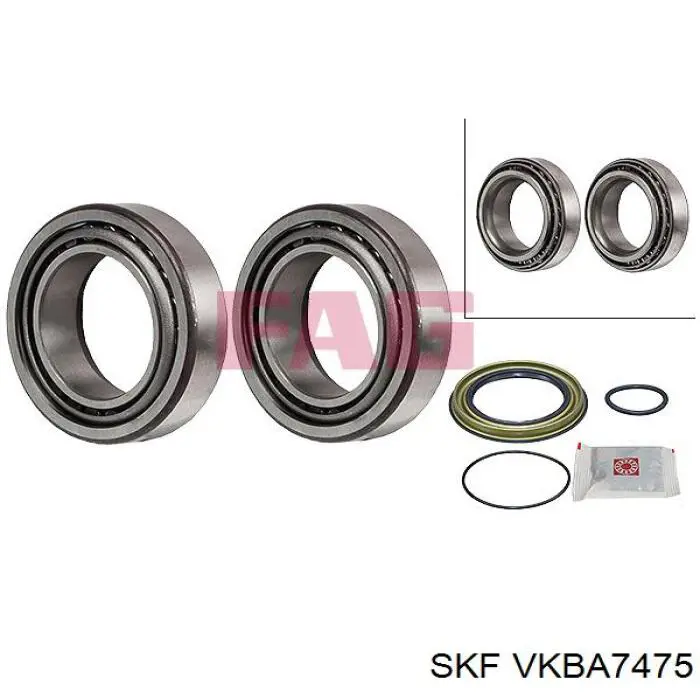 Cojinete de rueda delantero Nissan Terrano 1 WD21