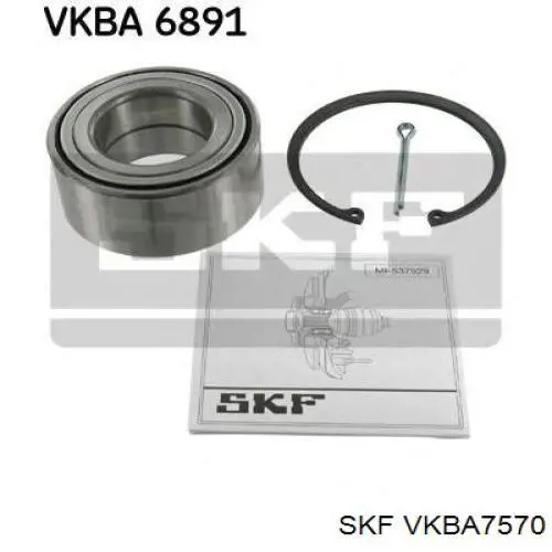 VKBA 7570 SKF cubo de rueda trasero