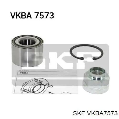 VKBA 7573 SKF cojinete de rueda trasero