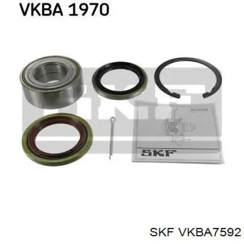 VKBA7592 SKF cojinete de rueda delantero