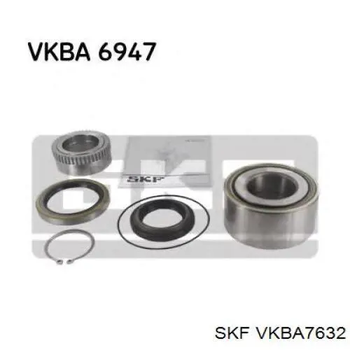 VKBA 7632 SKF cojinete, palier, eje trasero