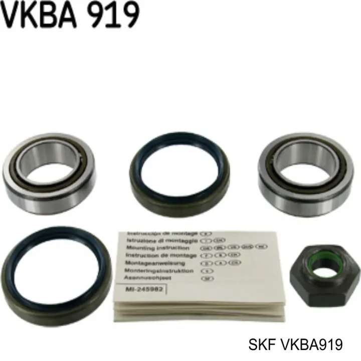 VKBA 919 SKF cojinete de rueda trasero
