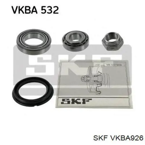 VKBA926 SKF cojinete de rueda delantero