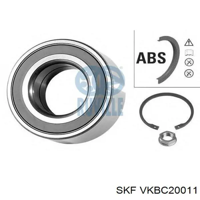 VKBC20011 SKF Rodamientos de rueda delantero