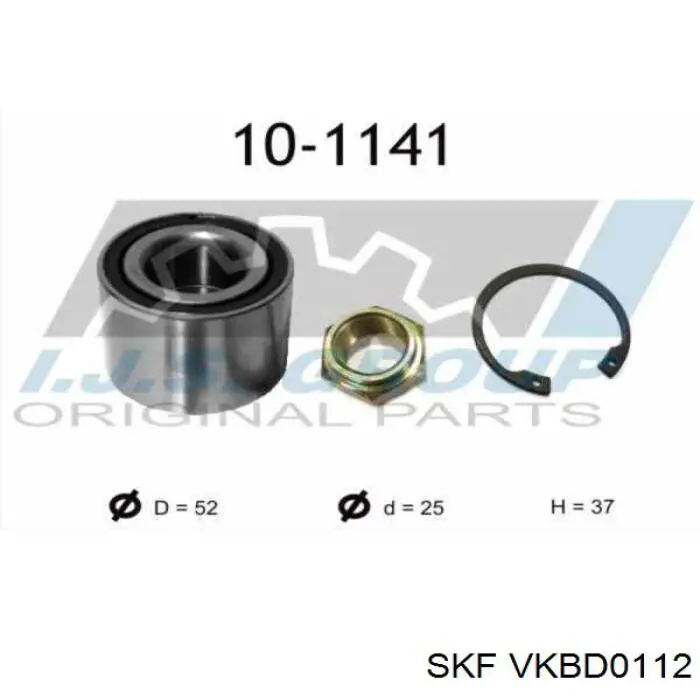 VKBD0112 SKF freno de tambor trasero
